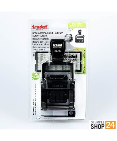 Trodat Professional 4.0 5435 Datumstempel zum Selbersetzten