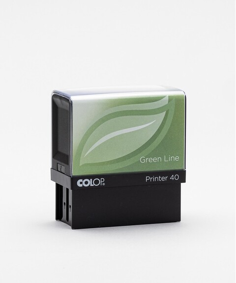 Colop Printer 40 Green Line, umweltfreundlicher Stempel, online gestalten, günstig kaufen, morgen geliefert!