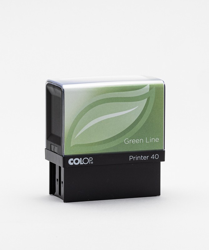 Colop Printer 40 Green Line, umweltfreundlicher Stempel, online gestalten, günstig kaufen, morgen geliefert!