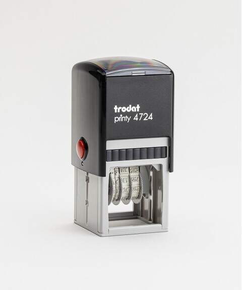 Original Trodat Printy 4724 Datum Stempel mit Text online gestalten, günstig kaufen morgen geliefert!