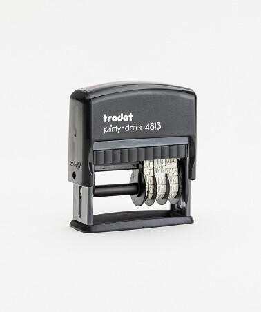 Original Trodat Printy 4813, Datumstempel mit Text, online gestalten, günstig kaufen, morgen geliefert!