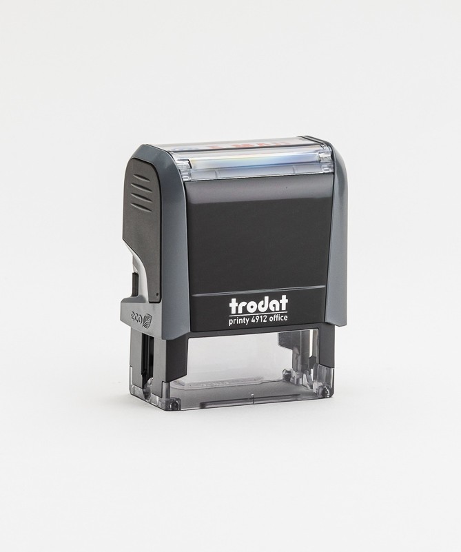 Trodat Office Printy mit Lagertexten, NUR 9,95 Euro, Stempel jetzt supergünstig kaufen und morgen geliefert!
