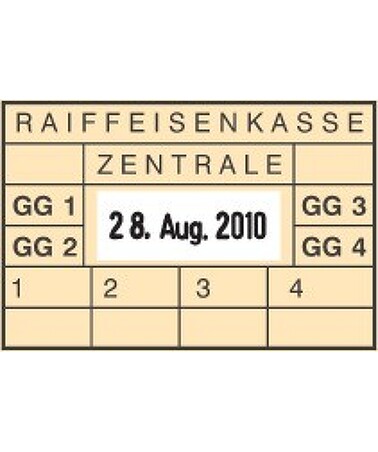 Textplatte für Trodat Professional 5470