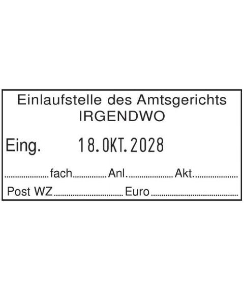 Reiner D65 Datumstempel mit Textplatte - Best Value! - Jetzt kaufen!
