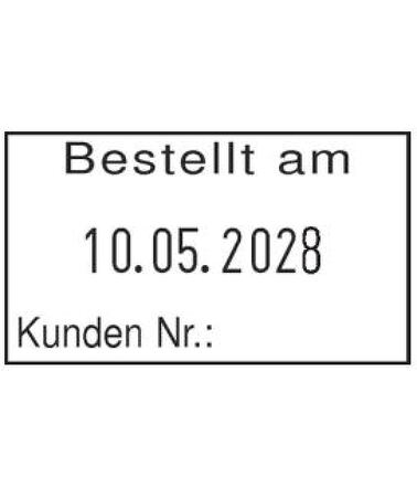 Reiner D28b Datumstempel mit Textplatte - Best Value - jetzt kaufen!