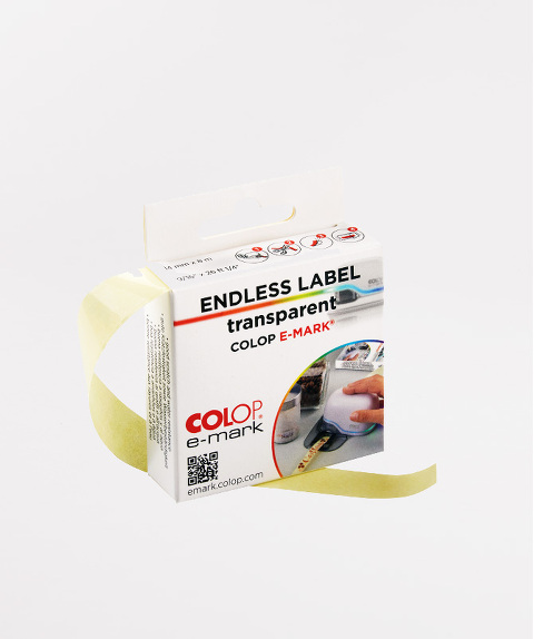 Colop e-mark Endlosetikett transparent