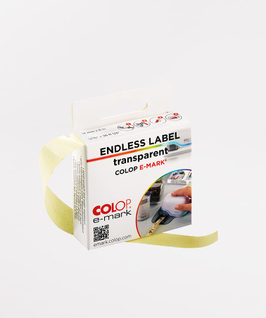 Colop e-mark Endlosetikett transparent