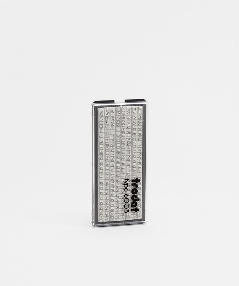 Trodat Ersatztypen 6003, SH 3 mm