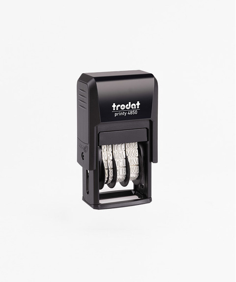 Original Trodat Printy 4850, Datumstempel mit Text, online gestalten, günstig kaufen, morgen geliefert!